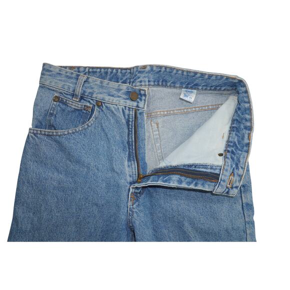 Vintage MASH 907 Made in Italy Jeans 30x26.5 High Rise Light Wash Straight Leg - Picture 3 of 12